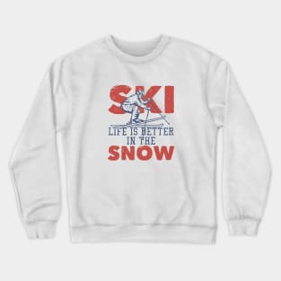 Extreme Winter Sports On Show Crewneck Sweatshirt